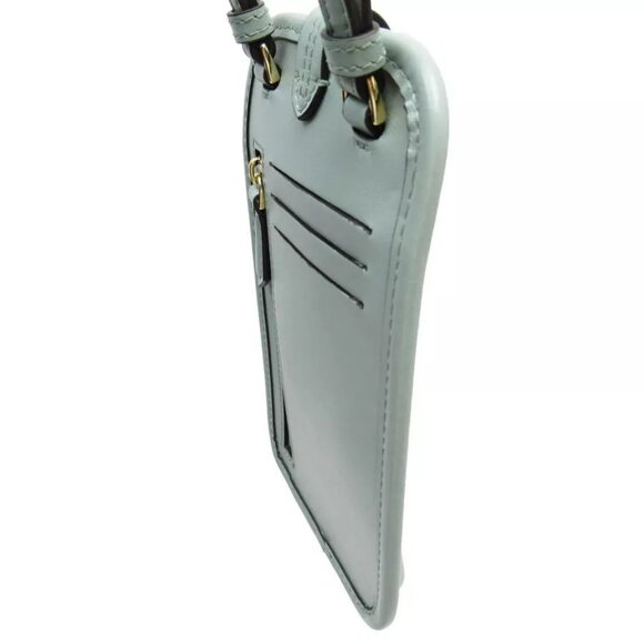 Auth FENDI Smartphone case holder Phone holder Pale green leather - Picture 8 of 16